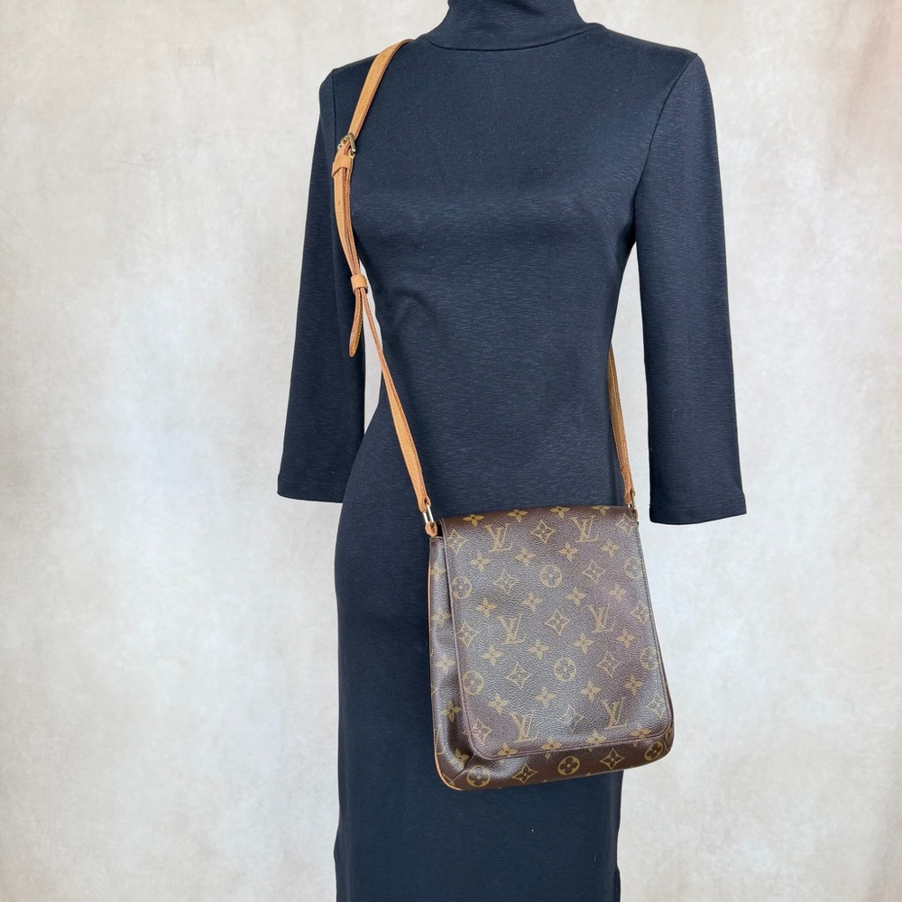 Louis Vuitton Musette Salsa PM Monogram Crossbody Messenger Bag Adjustable Strap - Picture 4 of 16